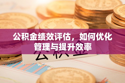 资讯公积金绩效评估，如何优化管理与提升效率
