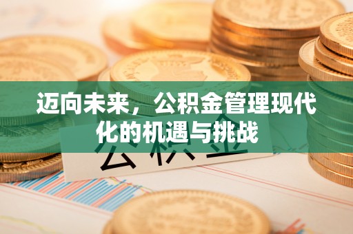 资讯迈向未来，公积金管理现代化的机遇与挑战