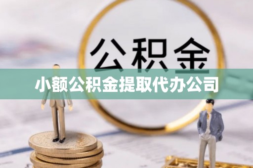 资讯小额公积金提取代办公司
