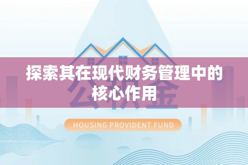 资讯探索其在现代财务管理中的核心作用