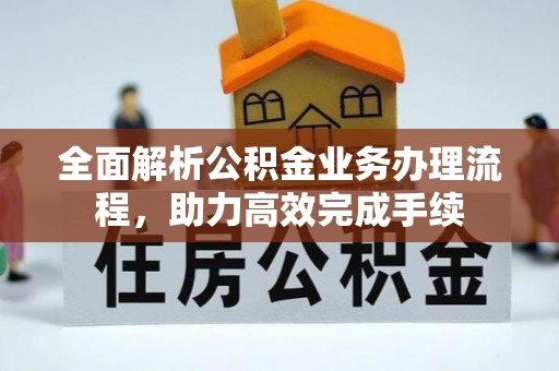 资讯全面解析公积金业务办理流程，助力高效完成手续