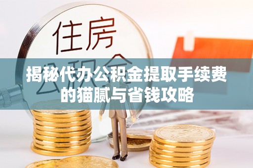 资讯揭秘代办公积金提取手续费的猫腻与省钱攻略