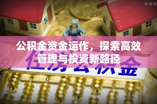资讯公积金资金运作，探索高效管理与投资新路径