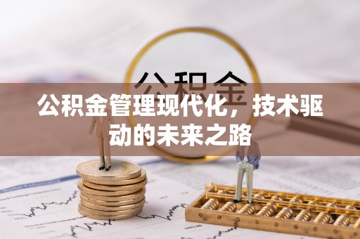 资讯公积金管理现代化，技术驱动的未来之路